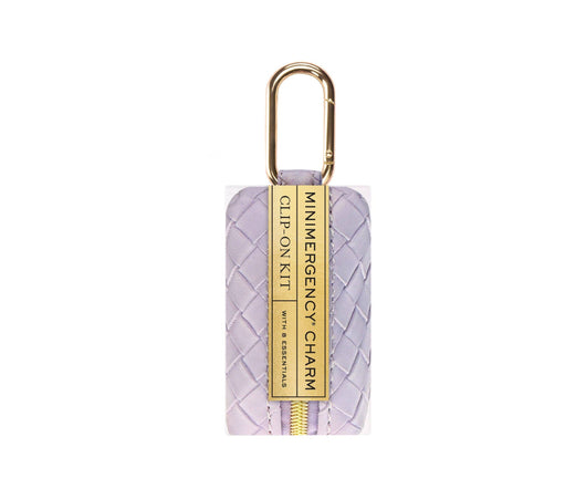 Woven Minimergency Charm | Lavender