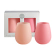 Fegg Stemless Glasses | Flamingo + Lotus