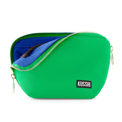 Kusshi Everyday Bag l  Kelly Green and Navy