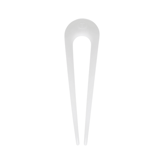 Teleties French Hair Pin | Coconut White