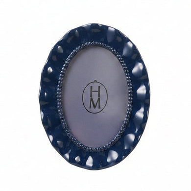 Resin & Glass Wavy Photo Frame, 2 Colors