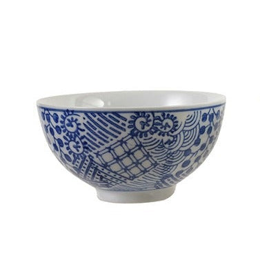Stoneware Footed Bowl W Design