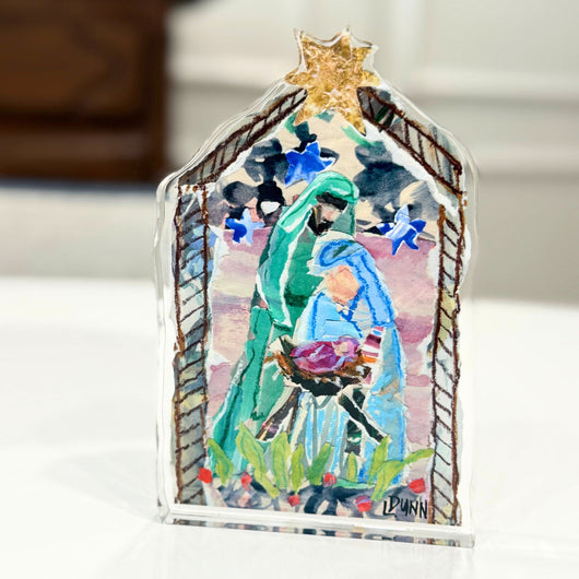 Holy Family Acrylic Block