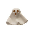 Stoneware Bisque Ghost with LED Light, White (Batteries Included)