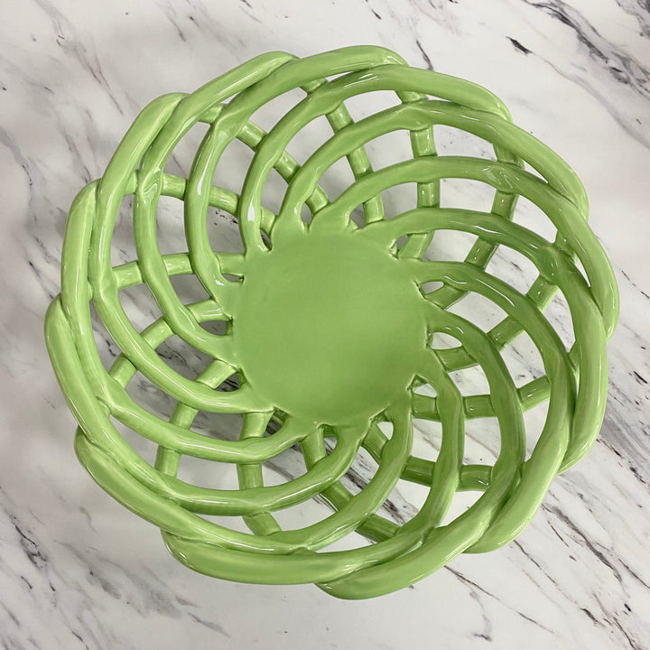 Woven Bread Basket | Green