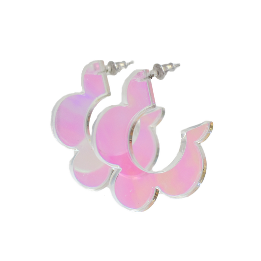 Daisy Hoops | Iridescent