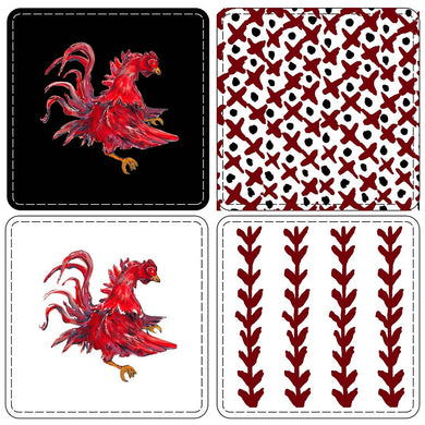 Game Day Gamecock Coasters Set/4