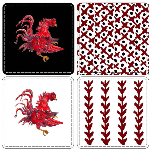 Game Day Gamecock Coasters Set/4