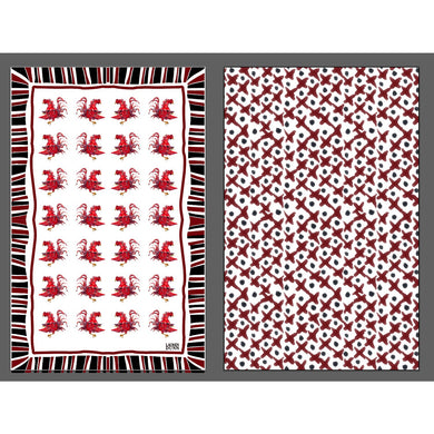 Game Day Gamecock Double Sided Tea Towel