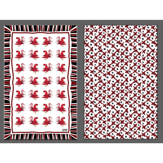 Game Day Gamecock Double Sided Tea Towel