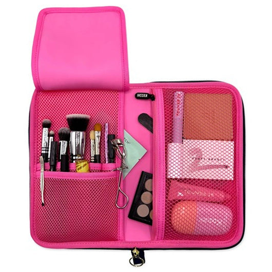 Beauty Organizer Black/ French Pink