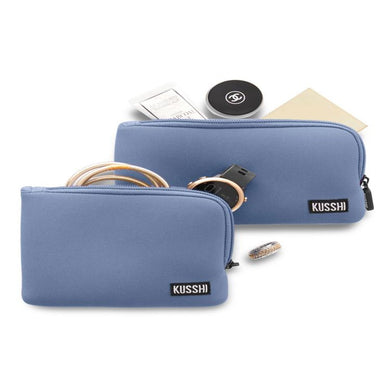 Pearl Blue Pouch Set