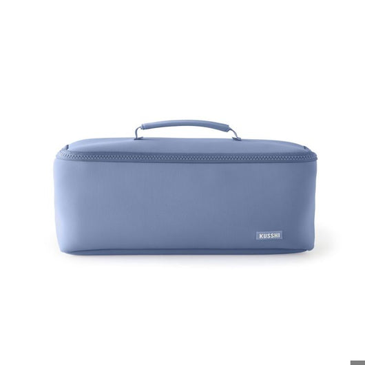 Pearl Blue/ Sand Pink Large Neoprene Train Case
