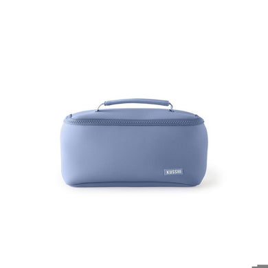 Pearl Blue/ Sand Pink Neoprene Small Train Case