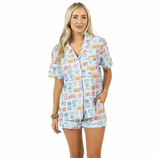 Traveling Matchbook Pajamas