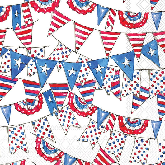 Patriotic Pennant • Cocktail Napkins