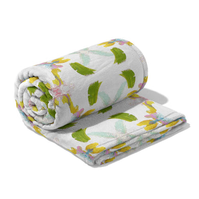 Laura Park Fleece Blanket • Dogwood