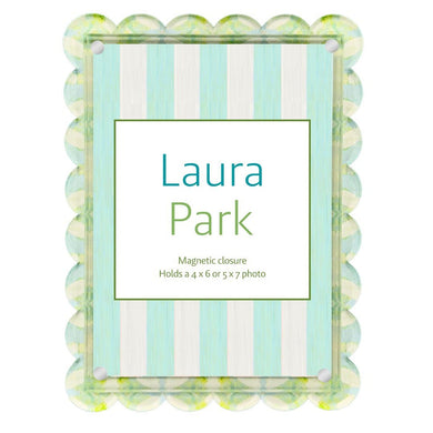 Elephant Falls Scalloped Acrylic Frame