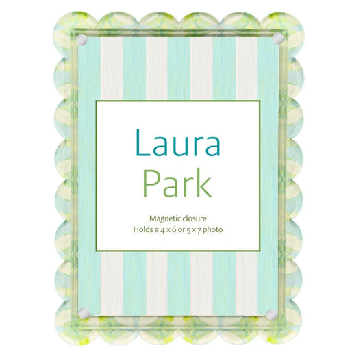 Elephant Falls Scalloped Acrylic Frame