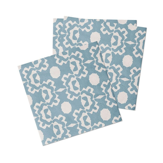 Aspen French Blue Paper Cocktail Napkins