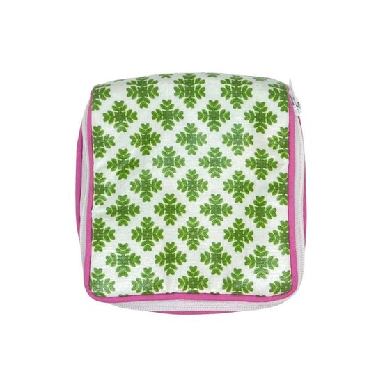 Brushstrokes Green Jewelry Case