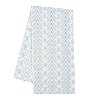 Petite Frond Blue Tea Towel
