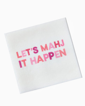 Mahjong Napkins | Let's Mahj