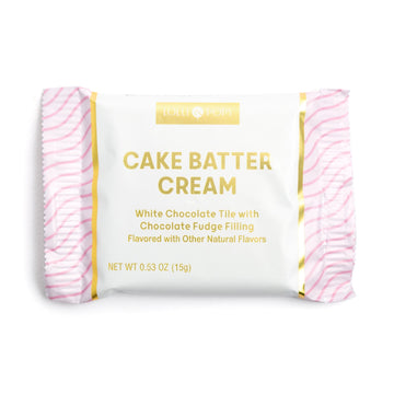 White Chocolate Tile | Cake Batter Cream