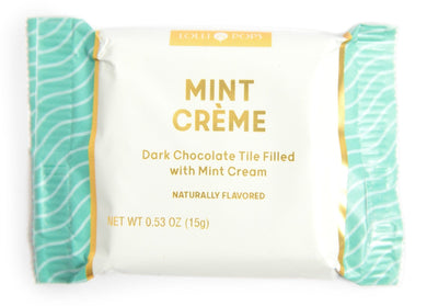 Dark Chocolate Tile | Mint Crème