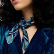 Mini Scarf | Amber Palace Blue