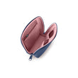 Neoprene Makeup Bag | Pearl Blue + Sand Pink