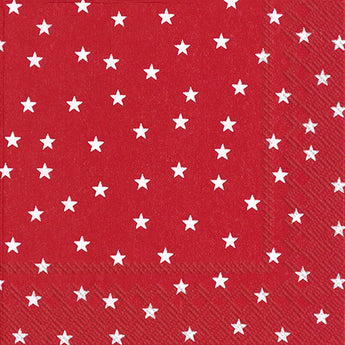 Red Little Stars | Cocktail Napkins