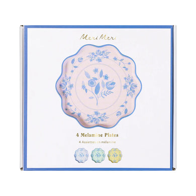 Vintage Botanical Reusable Plates | Small