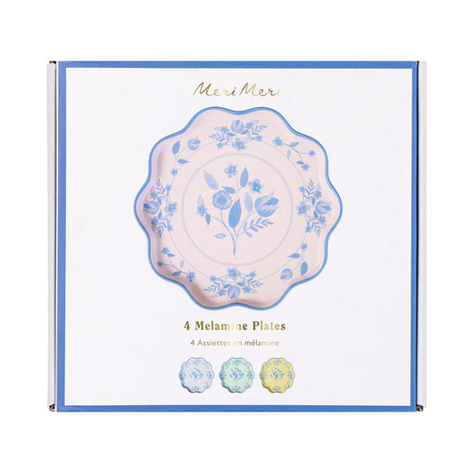 Vintage Botanical Reusable Plates | Small