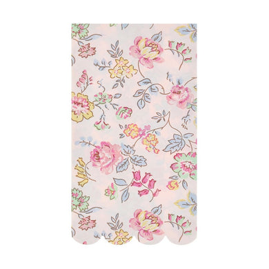 Pink Chintz Guest Towels (x 16)