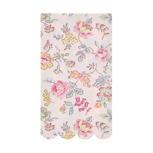 Pink Chintz Guest Towels (x 16)