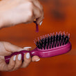 Mini Boar Bristle Brush • Mulberry