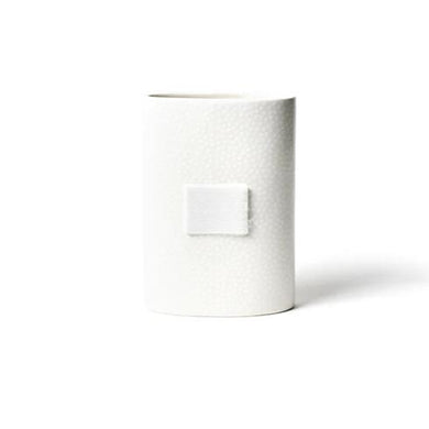 Mini Oval Vase | White