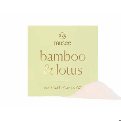 Bamboo and Lotus Mini Salt Soak