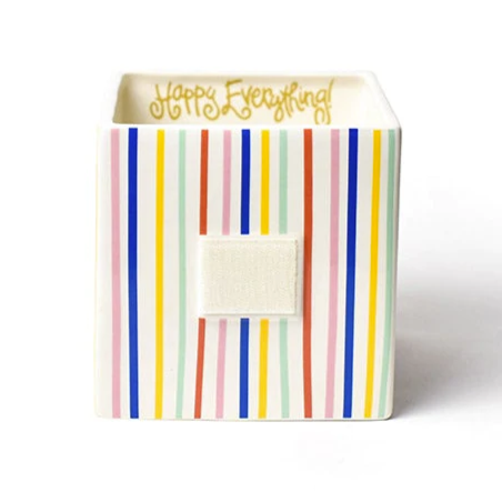 Medium Nesting Cube | Happy Lines Stripe