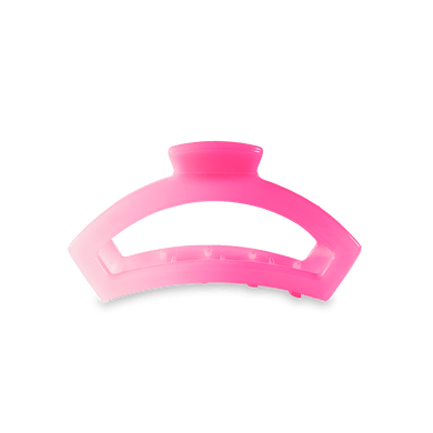 Tiny Open Hair Clip | Pink Ombre