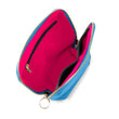 Everyday Makeup Bag • Tropical Blue + Coral Reef