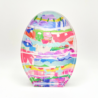 Pastel Acrylic Egg