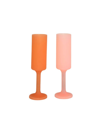 Seff Champagne Flutes | Peach + Petal