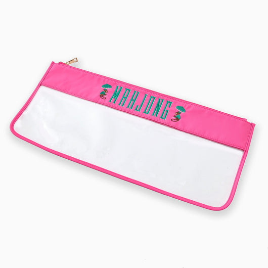 Mahjong Tile Bag • Pink Monkey