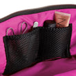 Makeup Bag • Black + Pink