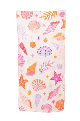 Beach Shells Quick Dry Towel