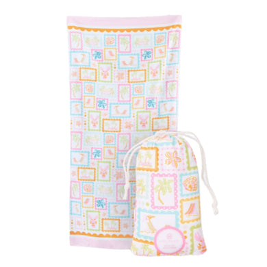 Quick Dry Beach Towel Happy Place