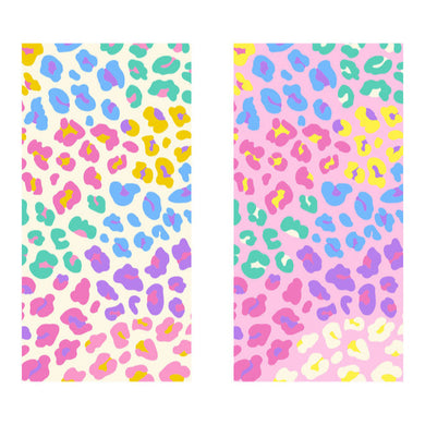 Quick Dry Towel | Multicolored Leopard
