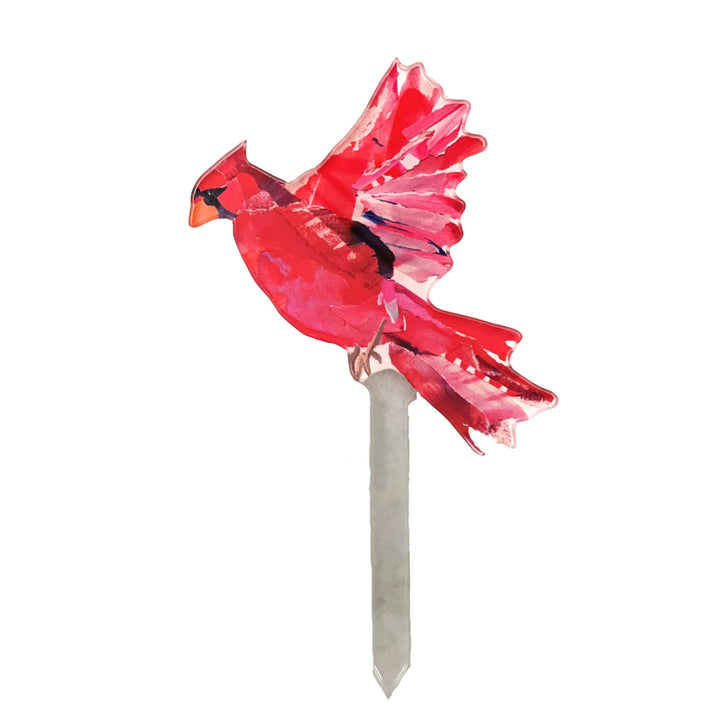 Plant Stick | Cardinal in Flight